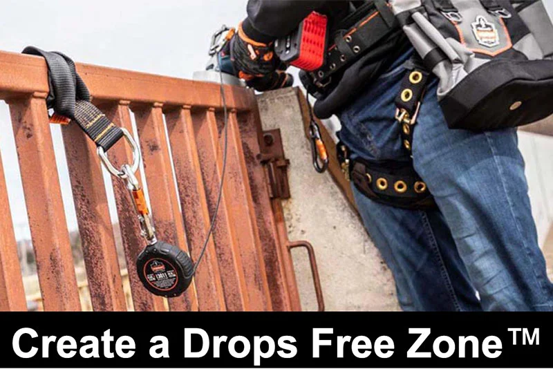 Drops Free Zone™ workplace safety solution by Pryme Australia preventing dropped object hazards.