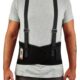 Ergodyne ProFlex 1000 back support belt with black suspenders designed for ergonomic lifting and lower back relief.