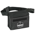 Ergodyne Arsenal 5180 nylon respirator bag with adjustable waist strap and Velcro closure.