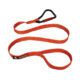 Ergodyne Squids 3148 orange webbed tool lanyard with looped end and locking black carabiner.