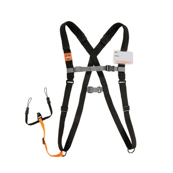 Squids 3138 Padded Barcode Scanner Harness + Lanyard