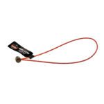 Ergodyne orange steel cable tool tether loop with label tag for dropped object prevention.