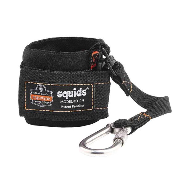 Squids 3114 Pull-On Wrist Lanyard with Carabiner - 1.4kg