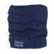 Navy Ergodyne FR cooling neck gaiter providing flame-resistant, moisture-wicking performance for workers.