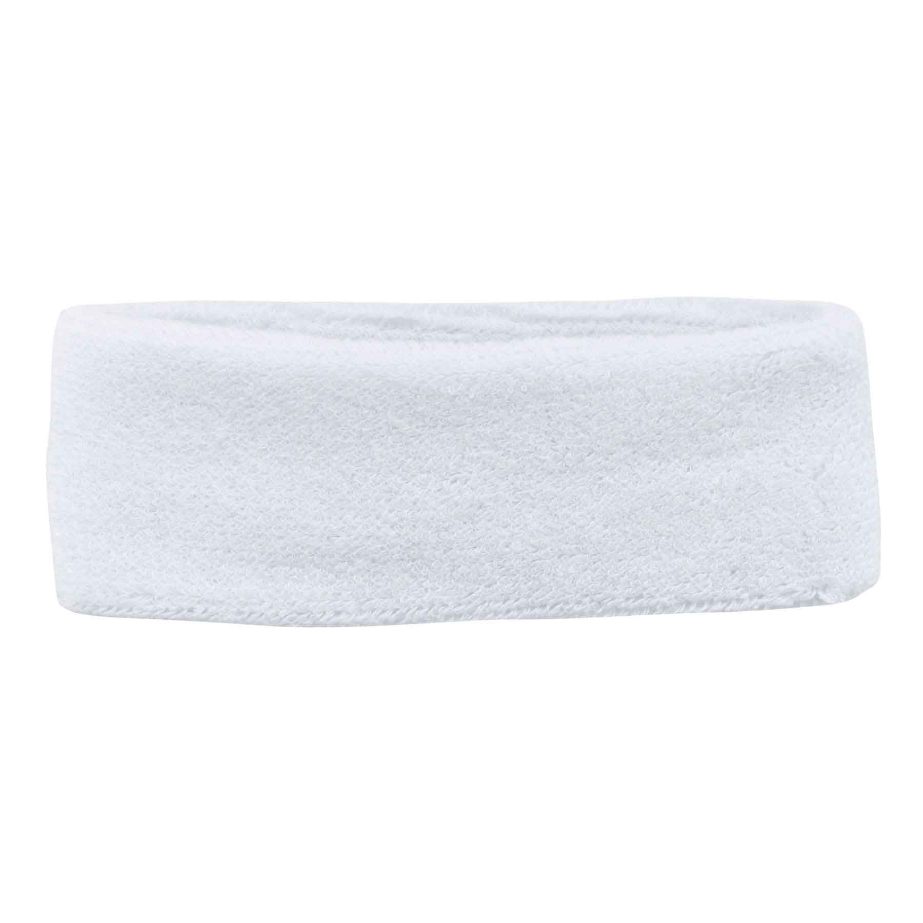 6550-white.jpg White Ergodyne Chill-Its 6550 cotton headband designed for sweat absorption and comfort.