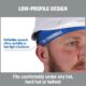 Ergodyne Chill-Its skull cap with reflective accents fits comfortably under hard hats and helmets.