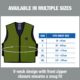 rgodyne Chill-Its 6665 cooling vest with chest size chart ranging from M to 3XL.