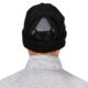Rear view of Ergodyne Skullerz beanie showing opening designed to fit a bump cap insert.
