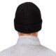 Rear view of Ergodyne Skullerz beanie showing rib-knit texture and secure fit.
