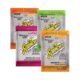Range of Sqwincher Fast Pack flavours including orange, wild berry, lemon-lime, and tropical cooler.