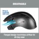 Ergodyne Skullerz 8960 Bump Cap Hat with LED Lighting - Image 3