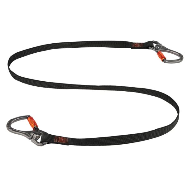 Squids 3139 Tool Lanyard Dual Double-Locking Swivel Carabiners