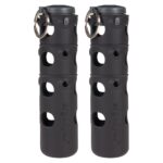 Two Ergodyne Squids 3755 tape trap sleeves with keyrings for dropped tool prevention.
