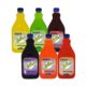 Sqwincher 2L electrolyte drink concentrate bottles in assorted flavours including orange, grape, lemonade, lemon-lime, tropical cooler, and wild berry.